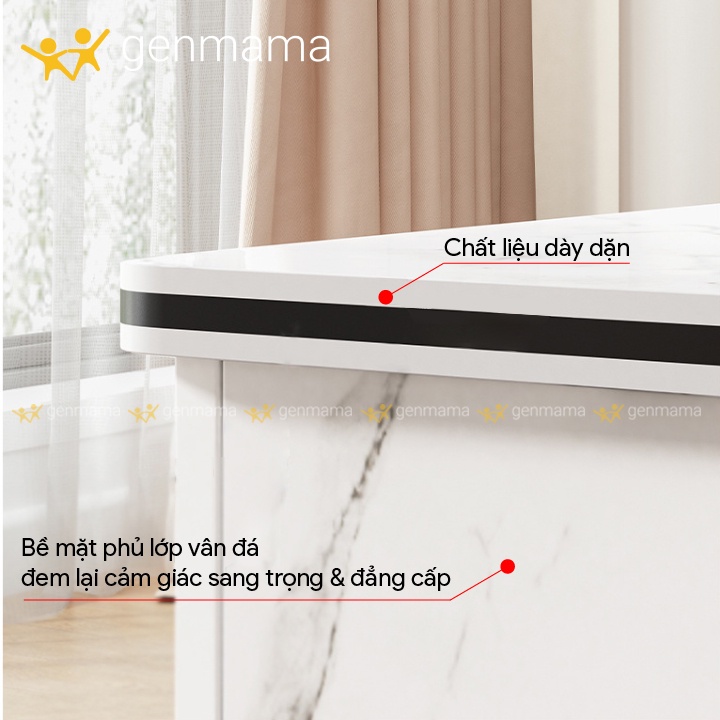Bàn trà vân đá cẩm thạch, bàn sofa phòng khách có ngăn kéo. Bàn cafe kích thước 100*50cm mẫu mới 2022