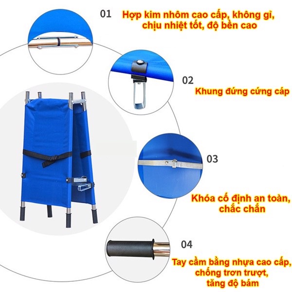 CÁNG CỨU THƯƠNG, BĂNG CA CỨU THƯƠNG, BĂNG CA GẤP CÓ BÁNH XE