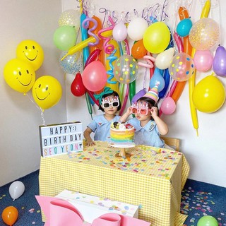 Bong Bóng Trang Trí Tiệc Sinh Nhật Cho Bé Phong Cách Hàn Quốc