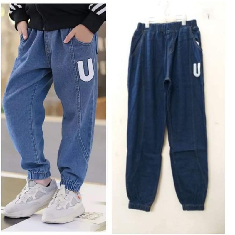 (vừa về) Quần jeans Quảng Châu size đại cho bé 48-55kg