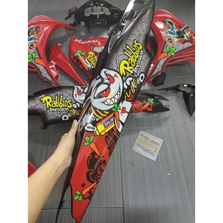 Dàn áo Ex 135 đỏ đen tem độc