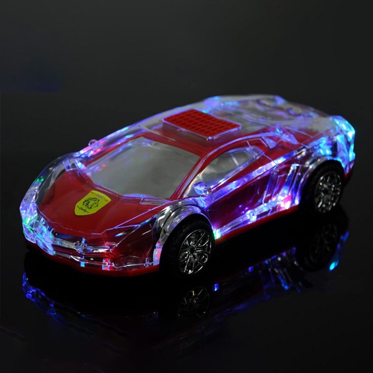 Loa bluetooth V18 hình xe ô tô Lamborghini pha lê độc đáo