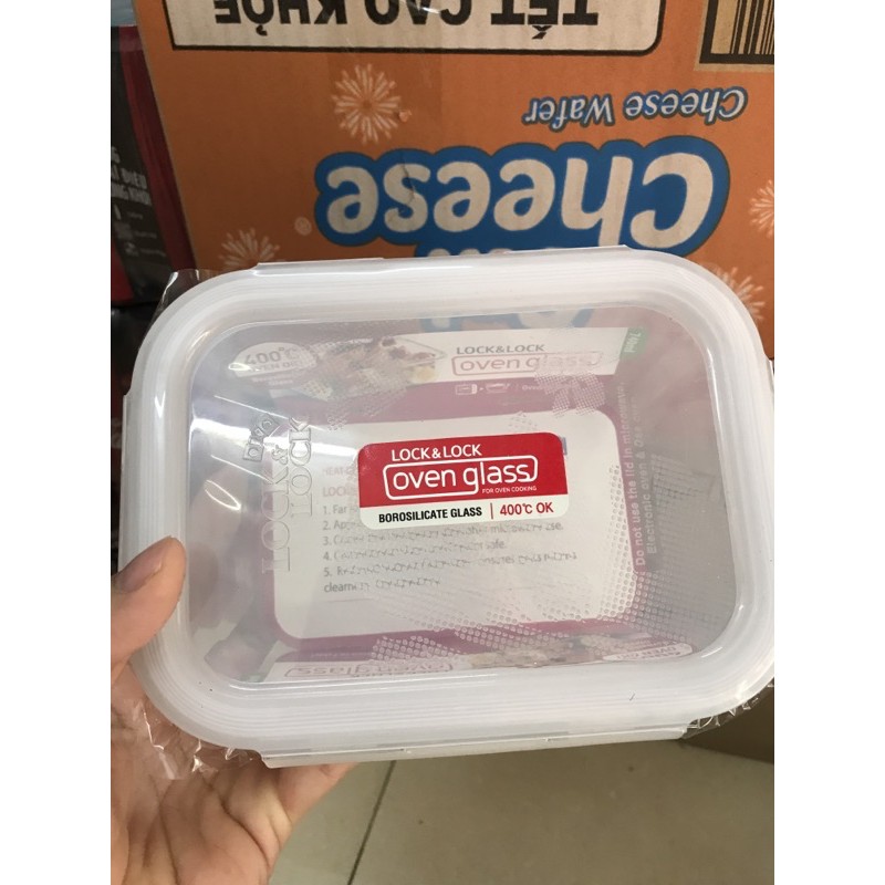 HỘP THUỶ TINH VUÔNG TRÒN LOCK &amp; LOCK 650ml,740ml