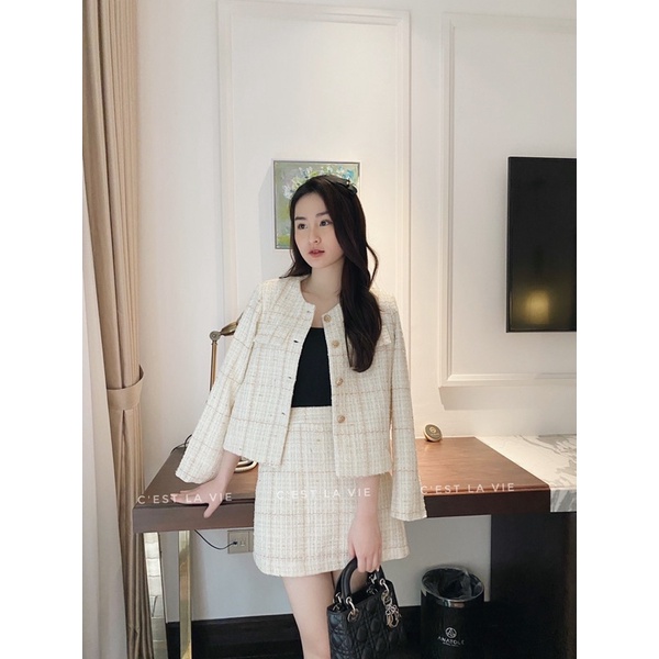 Set tweed cao cấp đón Tết