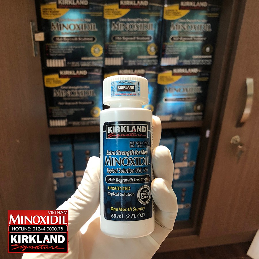 Thuốc mọc râu tóc Minoxidil 5% + 1 LCLT