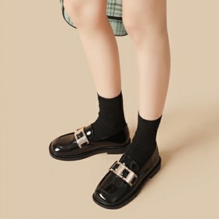 Nanami loafers - Giày da bò nữ phong cách vintage, retro