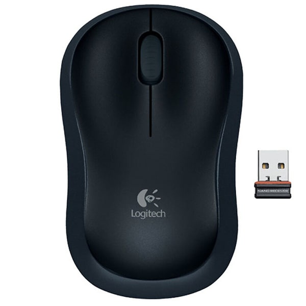 Chuột Không Dây LOGITECH M186 - Có Công Tắc On/Off - Độ Nhạy Cao - Bảo Hành 12 Tháng