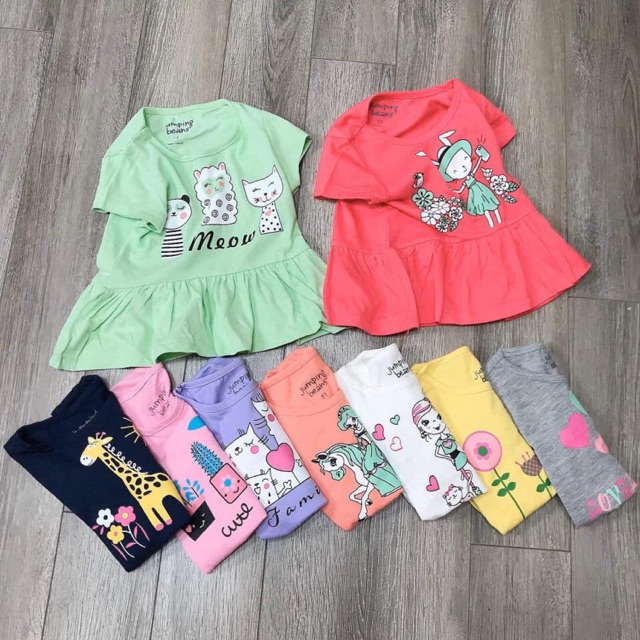 Áo cotton xuất dư bé gái