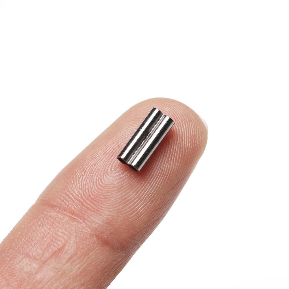 100 Ống Đồng Nối Dây Câu Cá Chất Lượng Cao 8 / 10mm