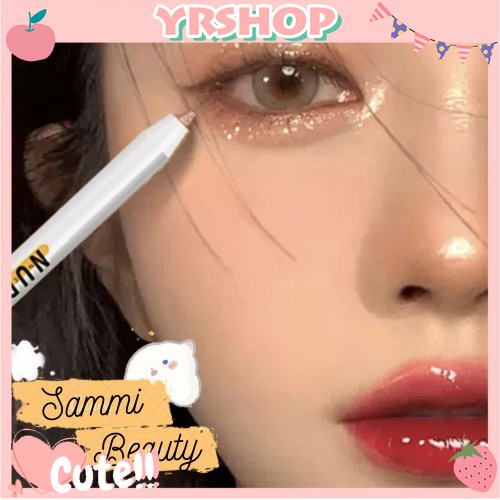 [Hàng mới về] Phấn mắt dạng bút màu trắng sâm panh ánh ngọc trai chống nước không nhòe bắt sáng tự nhiên cho nữ