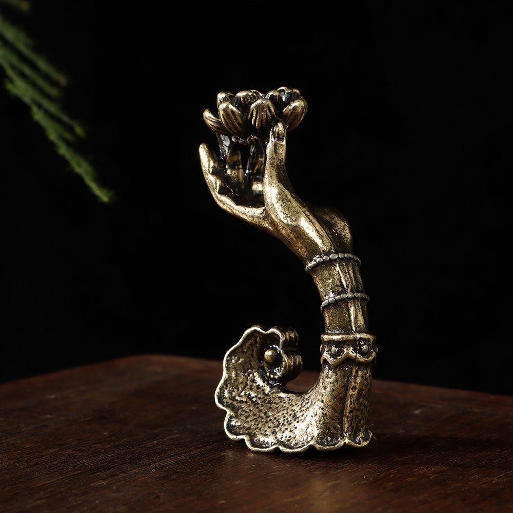 YNATURAL Giá Đỡ Đốt Trầm Hương Hình Hoa Sen Độc Đáo Trang Trí Nhà Cửa