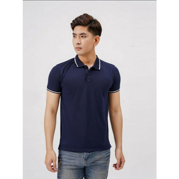 Áo Phông Nam Cổ Bẻ Tay Ngắn Thun Cotton Polo Cao Cấp giá rẻ HaNaAT02 | BigBuy360 - bigbuy360.vn