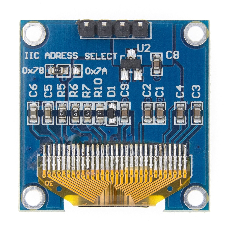 Mô-đun màn hình 4 chân 0.96 Inch Oled 128x64 Oled 0.96 Iic I2C cho Arduino