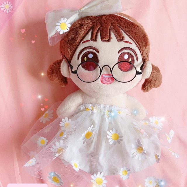 Outfit set đầm hoa cuc cho búp bê 10cm-15cm-20cm-indentity V