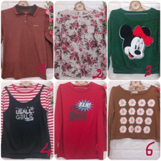 Thanh lý áo thun tay dài sweater 2hand