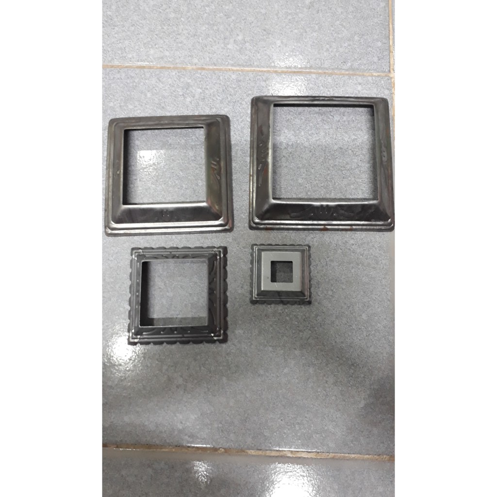 Chụp chân trụ sắt inox 20x20, 40x40, 60x60, 80x80, 100x100