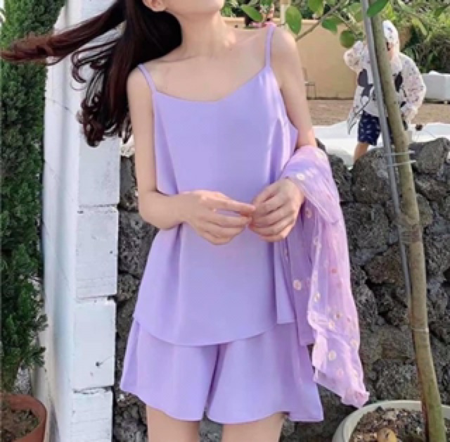 SET ÁO KHOÁC HOA CÚC KÈM 3 MÓN