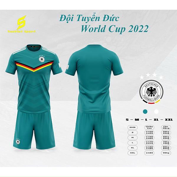 Bộ quần áo bóng đá Đức mẫu mới 2023-2024 &lt;nhiều màu&gt;