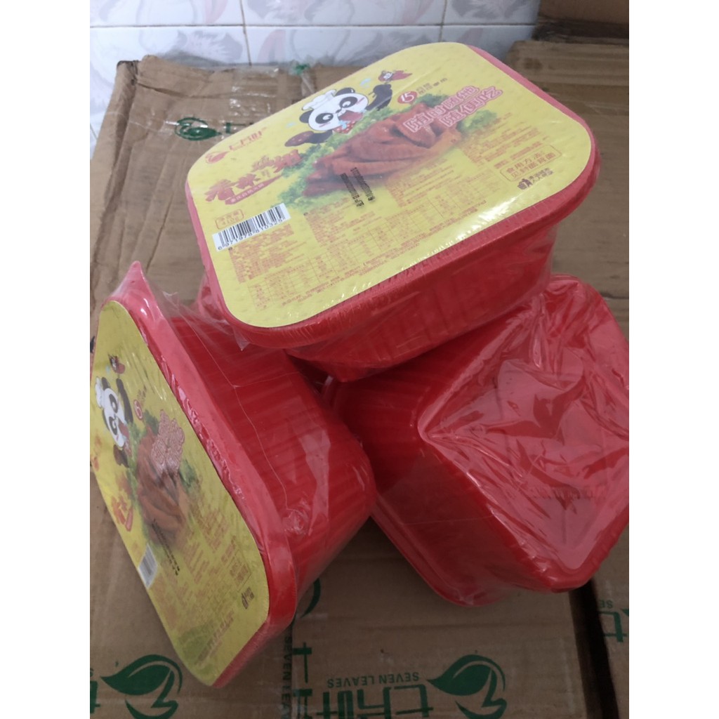 Lẩu tự sôi + cơm tự sôi hộp bẹp giá rẻ