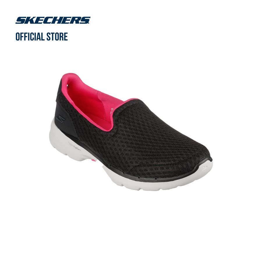 Giày đi bộ nữ Skechers Go Walk 6 - Big Splash - 124508-BKHP