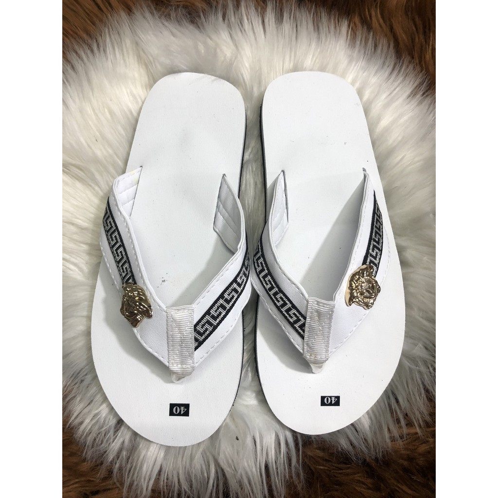 sandal đồng nai dép kẹp nam ( đế trắng quai trắng ) size từ 37 nam đến 43 nam size khác ib chọn thêm