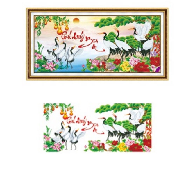 Combo Tranh gắn đá tranh thêu