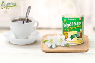 Sữa đặc có đường Ngôi sao Phương Nam xanh lá lon 380g