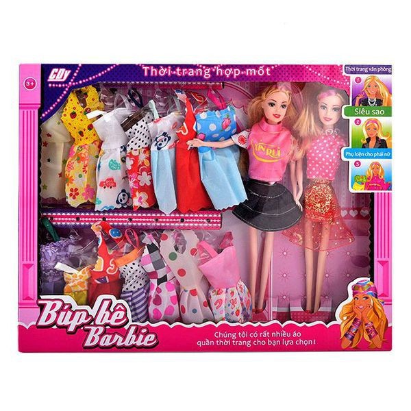 Bộ thời trang cao cấp búp bê Barbie