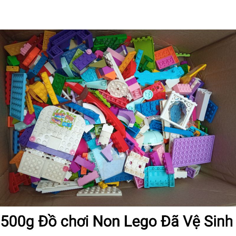 500g Đồ chơi xếp hình Non Lego Đã vệ sinh