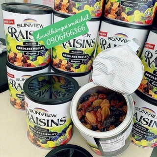 [Date Mới 09/2025]Nho Khô Thập Cẩm Sunview Raisins Mỹ Hộp 425g