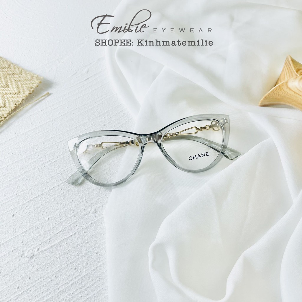 Kính mắt mèo nhựa Emilie eyewear phụ kiện thời trang 3386