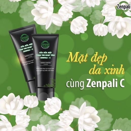 Sữa Rửa Mặt Than Tre Hoạt Tính Zenpali C [Chính Hãng]