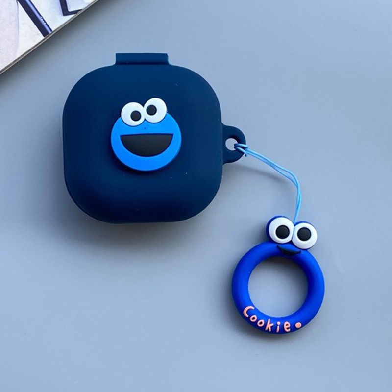 Ốp bảo vệ hộp đựng tai nghe silicon thiết kế hoạt hình cho Galaxy-Buds Live