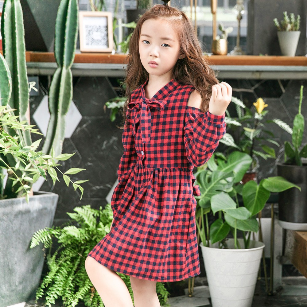 Đầm Công Chúa Sanlutoz Màu Đỏ Thời Trang Dành Cho Bé Gái