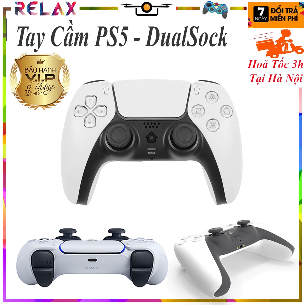 Tay cầm FO4 DualSock chơi game PC - Laptop - Smart phone, Tay cầm chơi game kết nối bluetooth