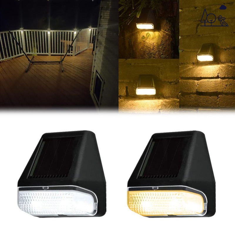 Đèn LED Gắn Tường Sử Dụng Năng Lượng Mặt Trời Chống Thấm Nước An Toàn Cho Ban Đêm Ngoài Trời