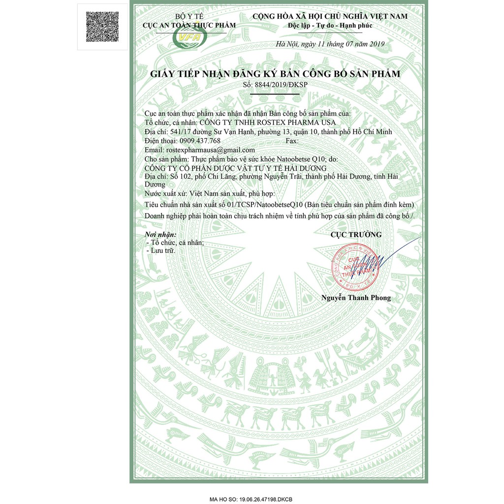 Hoạt huyết dưỡng não Natoobetse Q10 giúp tăng cường tuần hoàn não hộp 30 viên