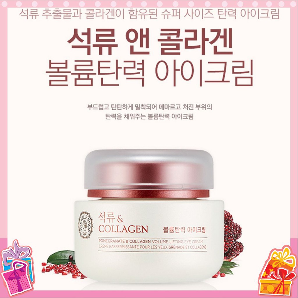 KEM DƯỠNG TRẮNG DA CHỐNG LÃO HÓA The Face Shop Pomegranate And Collagen Volume Lifting Cream