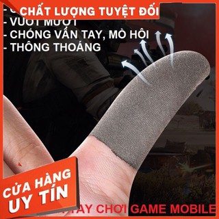 [Giá Hủy Diệt] Pubg mobile FREE SHIP Găng tay chơi game cảm ứng sợi bạc chống rít và mồ hôi 3