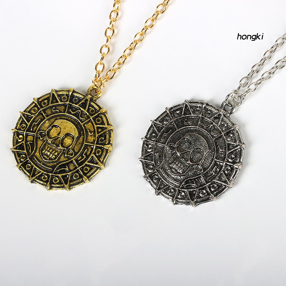 vòng cổ Mặt Hình Đầu Lâu Cướp Biển Thời Trang Dành Cho Nam