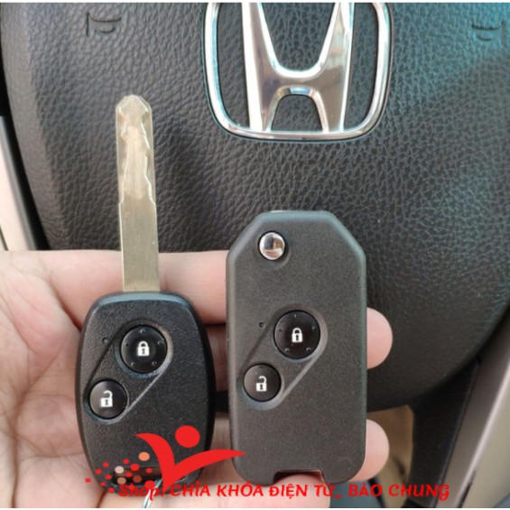 Vỏ chìa khóa xe Honda Civic, Honda City, Honda Accord, Honda Crv hàng chất lượng đầy đủ logo