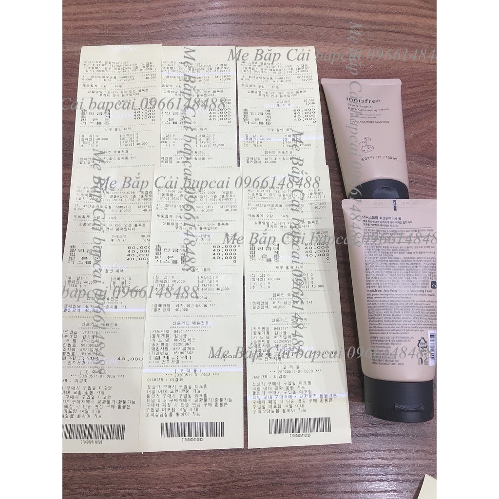 MBC M56 Sữa rửa mặt của INF các loại