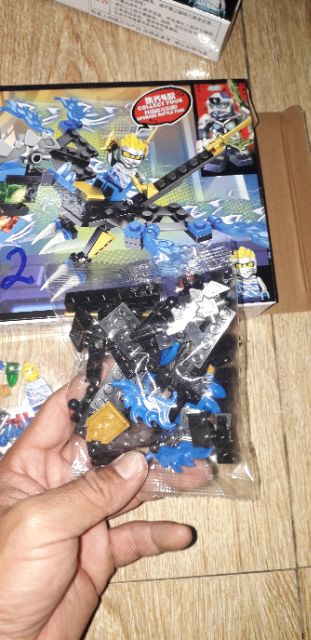 Lắp ráp 1 hộp LegoNinjaWord 82208 Rồng hoặc xe có nhiều chi tiết bằng nhựa ABS