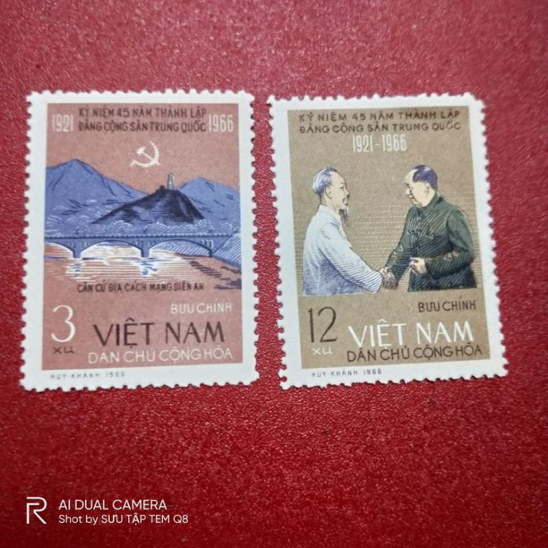 Tem Việt Nam - Ms192- Kỷ niệm 45 năm thành lập ĐCS Trung Quốc