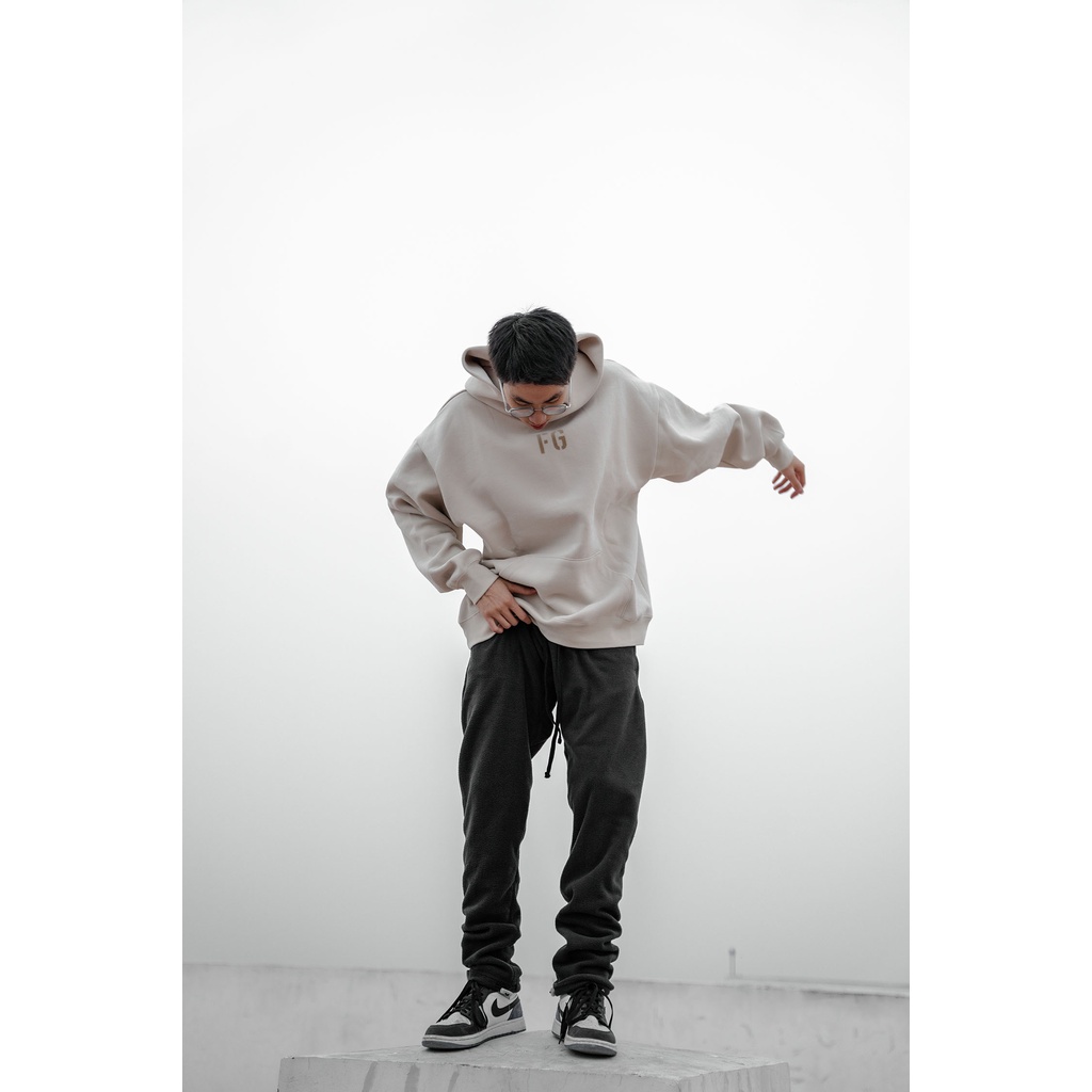 Áo hoodie FEAR OF GOD MAINLINE FG 7th collection dài tay unisex TLS chất liệu Nỉ Bông oversize form rộng