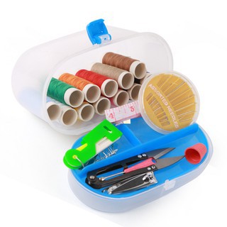 Bộ kim chỉ may vá đa năng 45 món kèm hộp đựng trong suốt