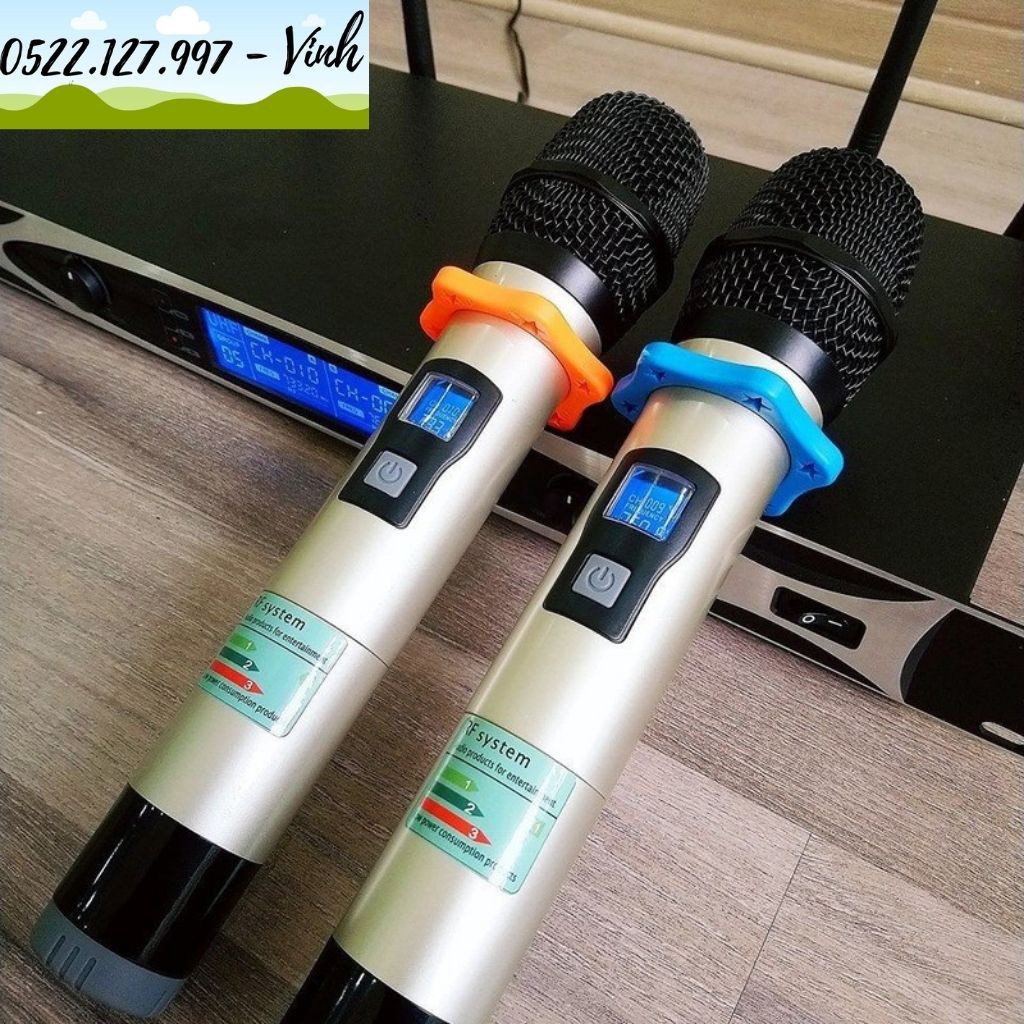 Micro không dây SHURE UGS-9 công ty , 4 Râu - Gia Khang audio