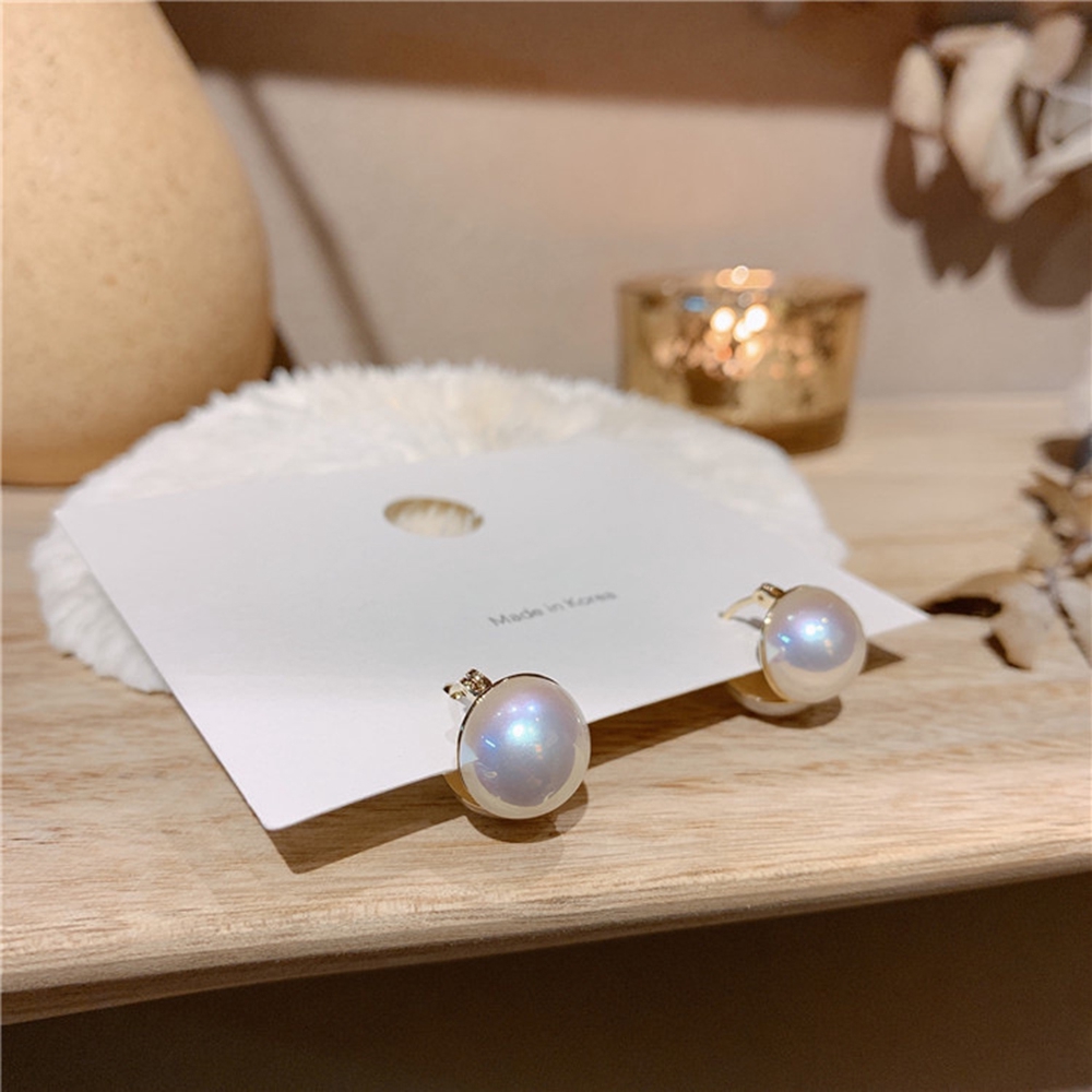 Cặp Bông Tai Nữ Đính Ngọc Trai Giả Thời Trang