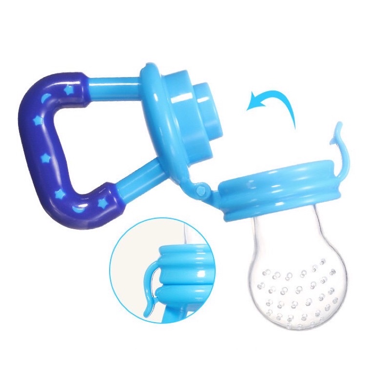 Túi nhai ăn dặm silicon chống hóc an toàn cho bé từ 6- 12 tháng tuổi