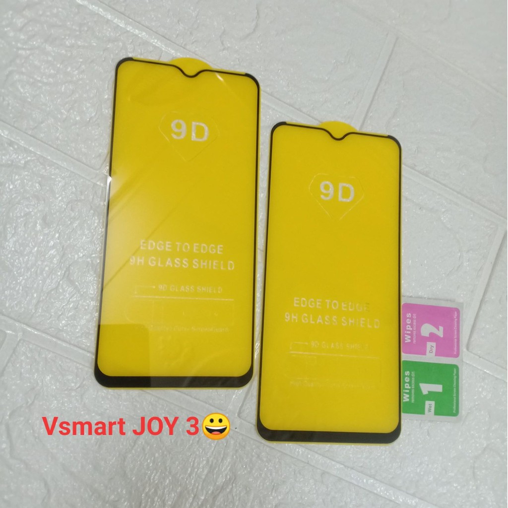Kính Cường Lực Vsmart Joy 3 Full Màn Full keo 9D